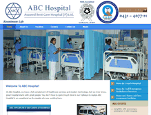 Tablet Screenshot of abchospital.in
